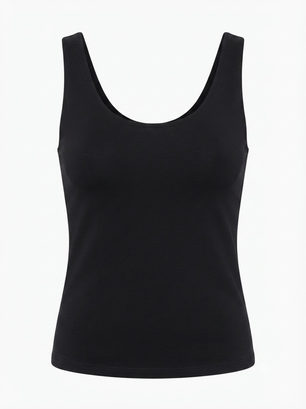 BE COOL Black Scoop Neck Women's Tank Top Sz Medium A11-087